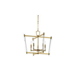 Lucent 5 Light Chandelier Gold