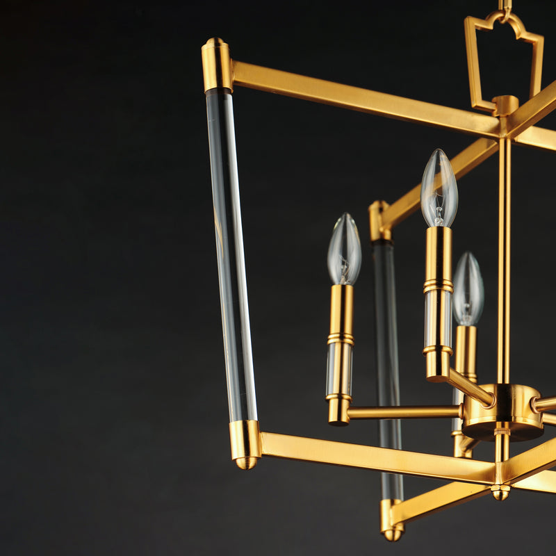 Lucent 5 Light Chandelier Gold