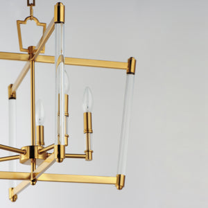 Lucent 5 Light Chandelier Gold