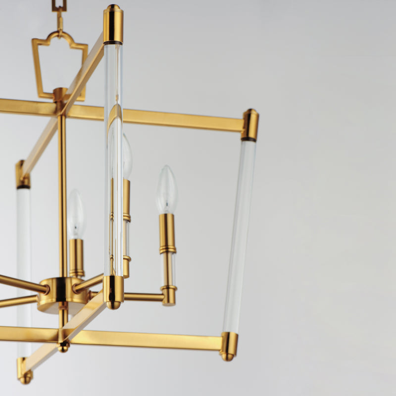 Lucent 5 Light Chandelier Gold