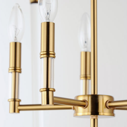 Lucent 5 Light Chandelier Gold