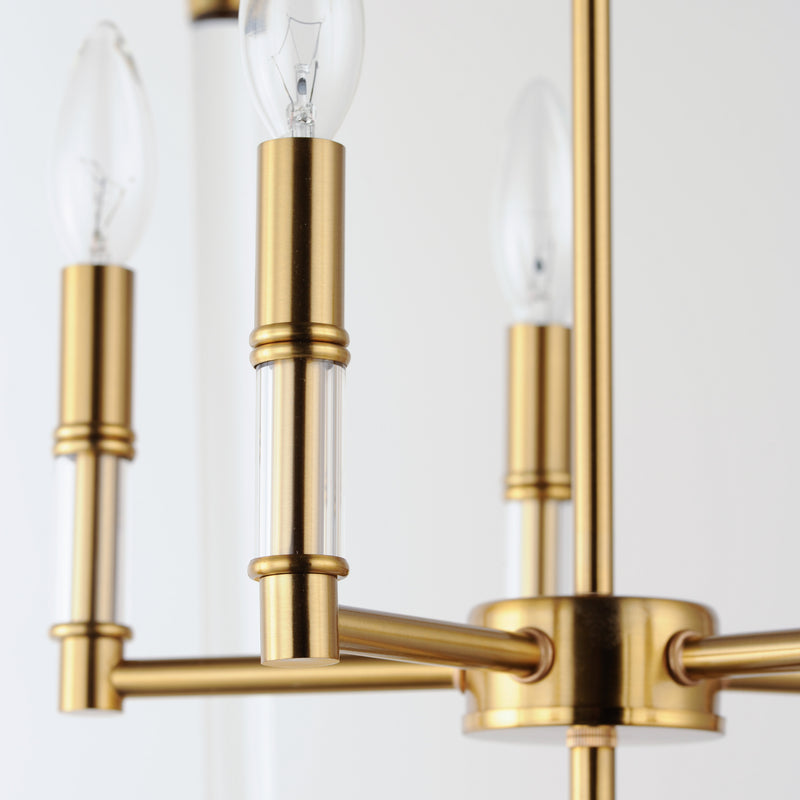Lucent 5 Light Chandelier Gold
