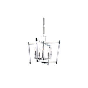 Lucent 5 Light Chandelier Nickel