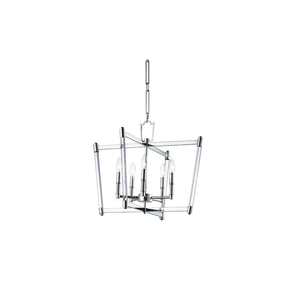 Lucent 5 Light Chandelier Nickel