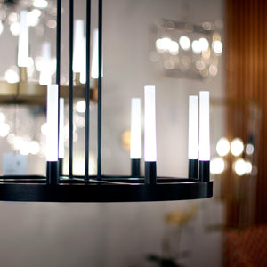Ovation Led Chandelier Black