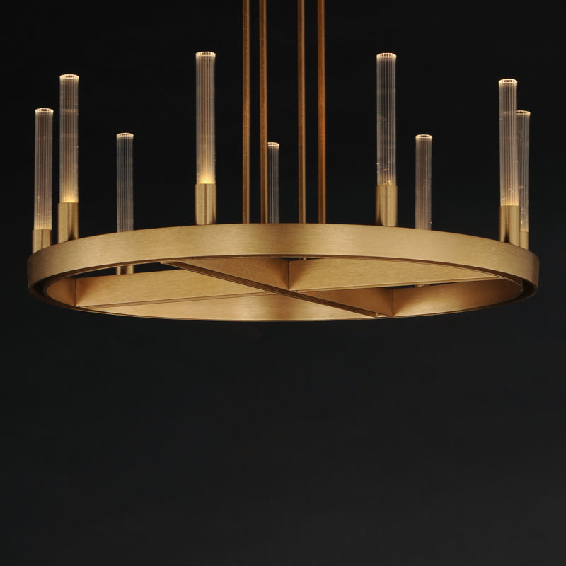 Ovation Led Chandelier Gold