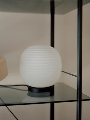 Lantern Globe Table White Small