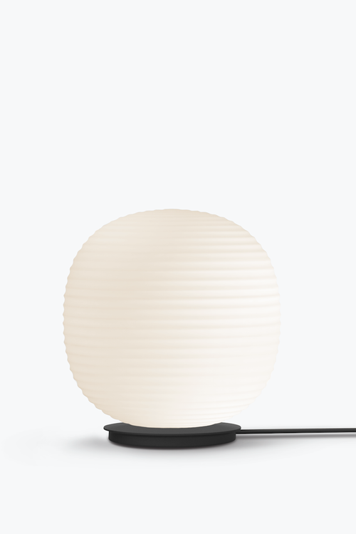 Lantern Globe Floor Lamp White