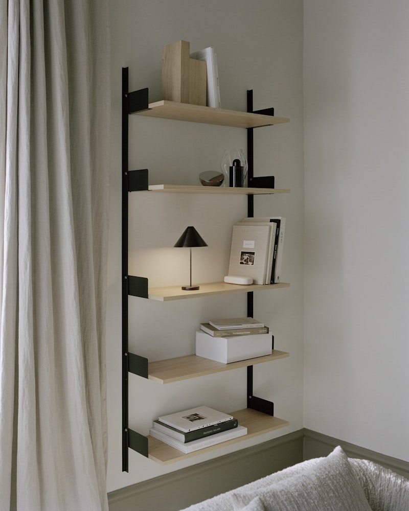 Brolly Portable Table Black