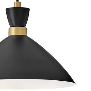 Simon Medium Convertible Pendant Black