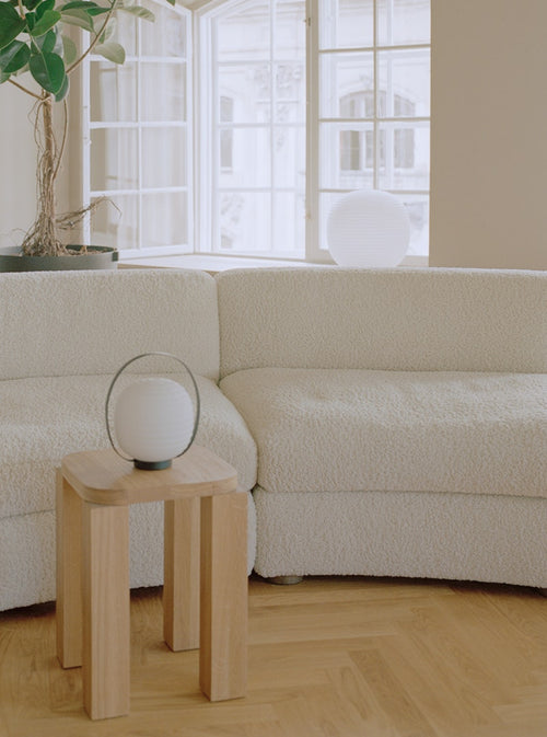 Lantern Portable Table White