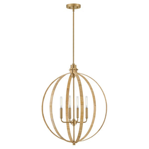 Fallon Orb Chandelier Brass