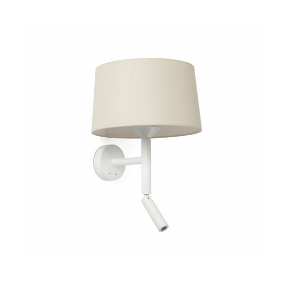 Windsor Aplique Con Lector Blanca/Lino