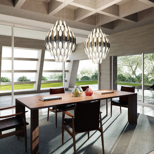 Chimes Chandelier Polished Chrome