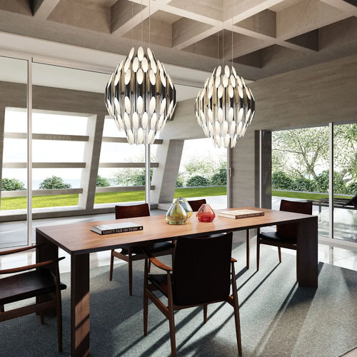 Chimes Chandelier Polished Chrome
