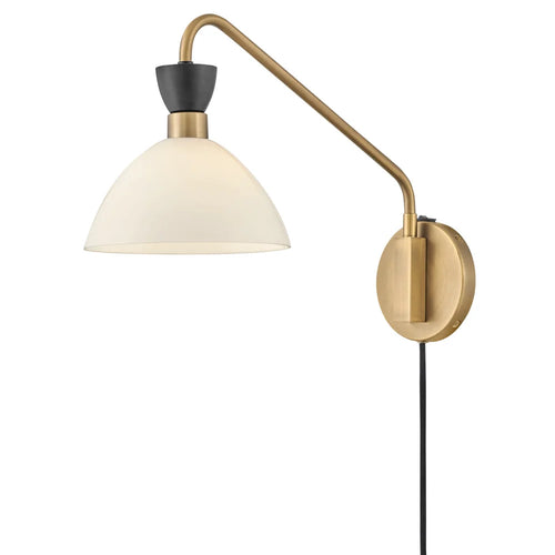Simon Medium Single Sconce Brass