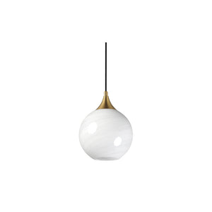 Neve Single Pendant Brass