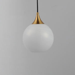 Neve Single Pendant Brass
