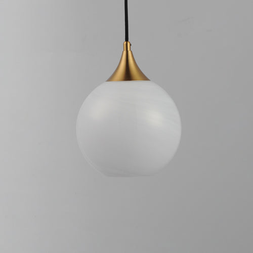 Neve Single Pendant Brass