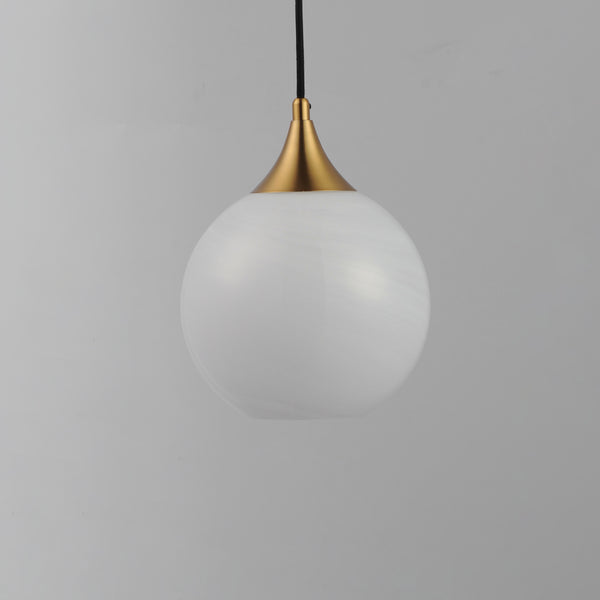 Neve Single Pendant Brass