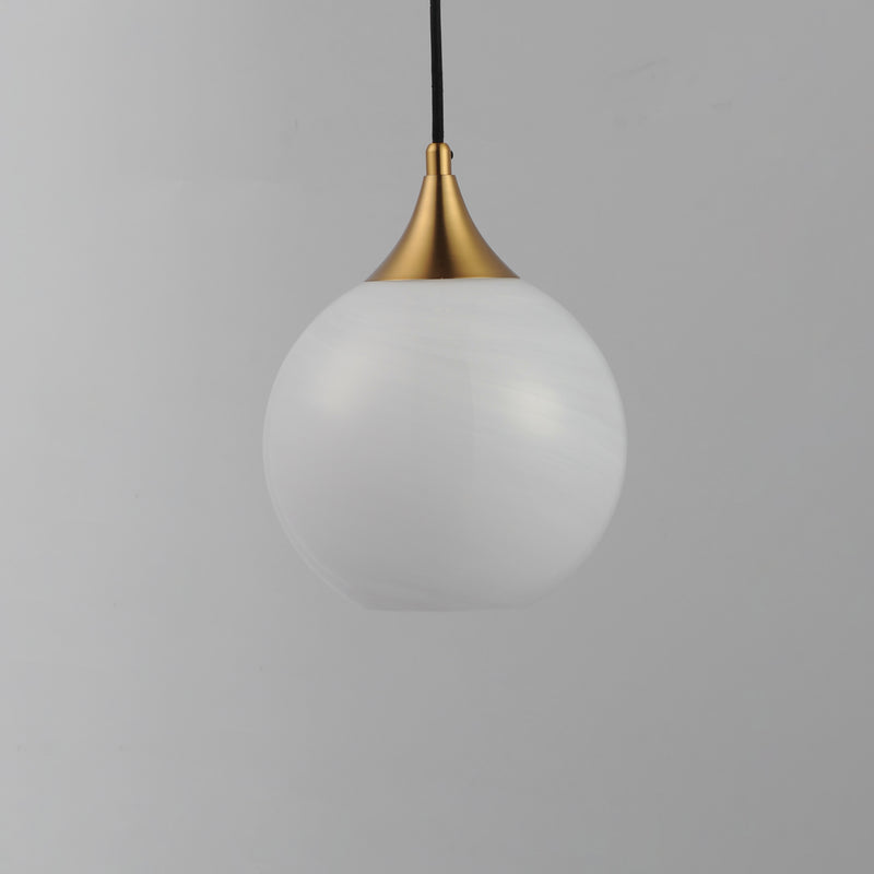 Neve Single Pendant Brass
