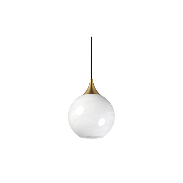 Neve Single Pendant Brass