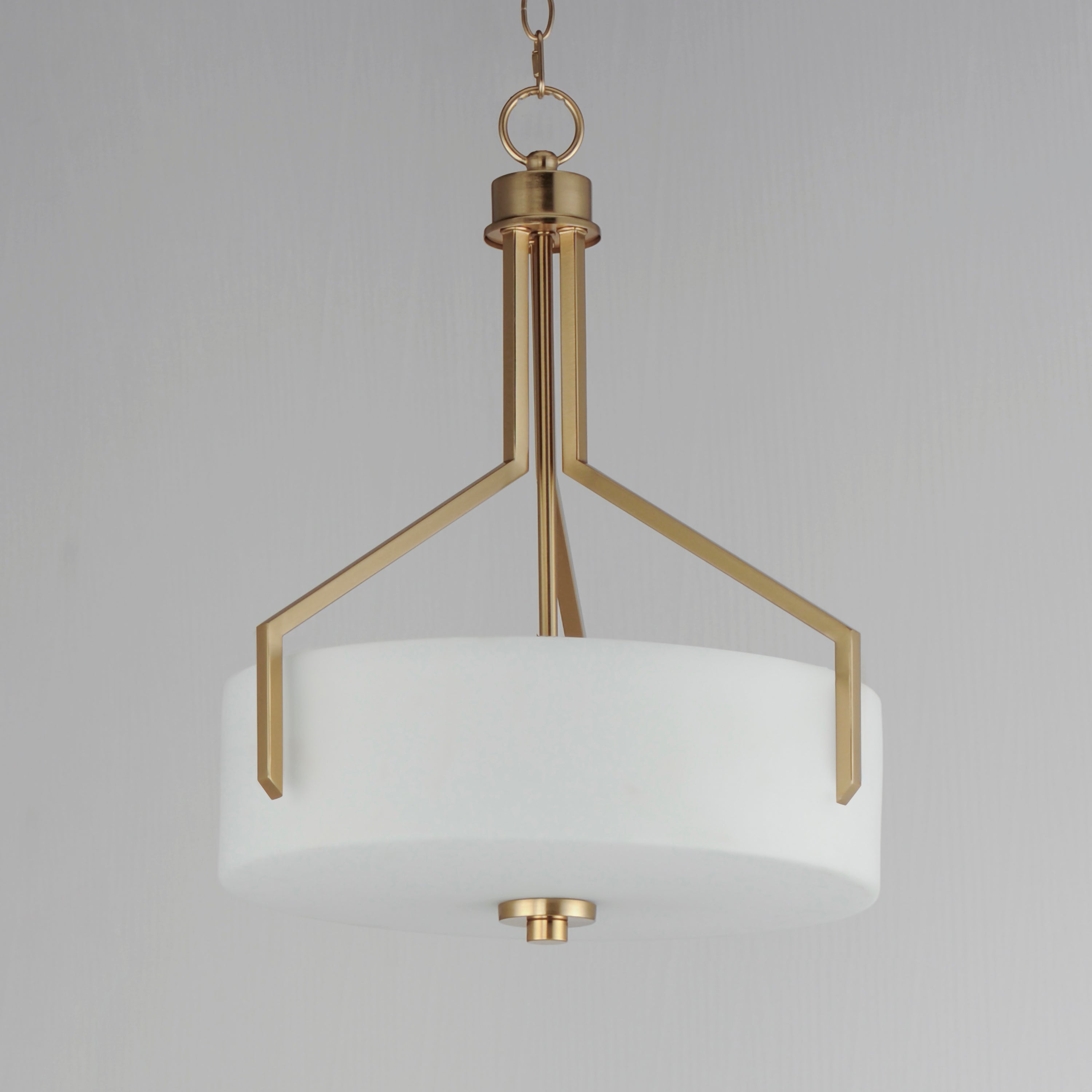 Dart 3 Light Pendant Brass