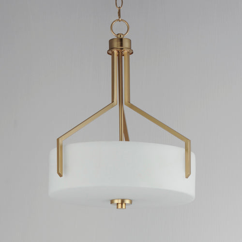 Dart 3 Light Pendant Brass