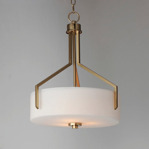 Dart 3 Light Pendant Brass