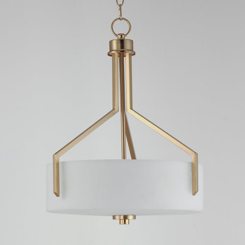 Dart 3 Light Pendant Brass
