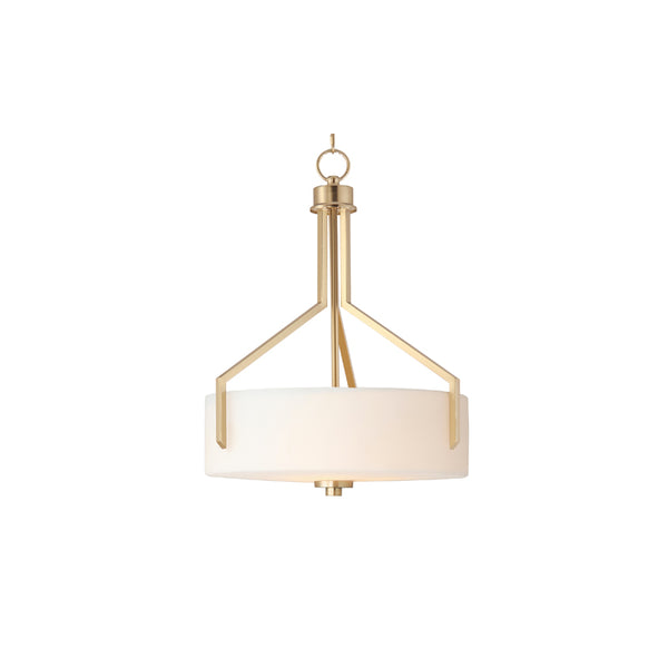 Dart 3 Light Pendant Brass