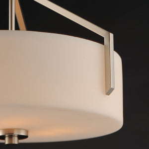 Dart 3 Light Pendant Nickel
