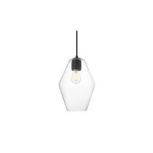 Geode Small Pendant Black