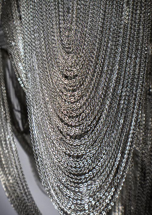 Chantilly 6 Light Chandelier Nickel