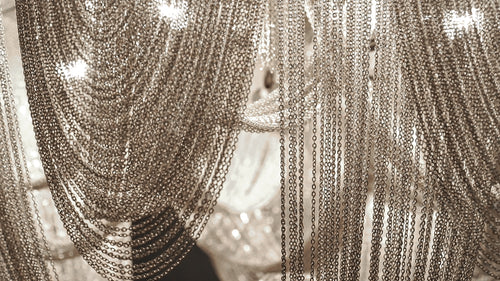 Chantilly 6 Light Chandelier Nickel