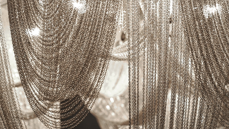 Chantilly 6 Light Chandelier Nickel