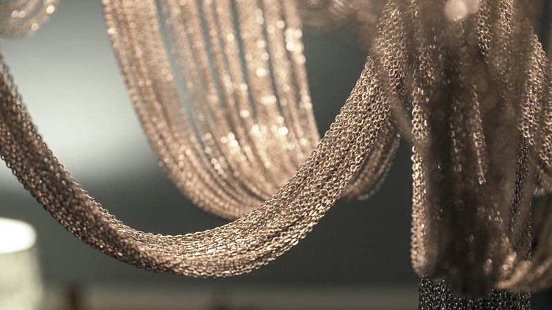 Chantilly 14 Light Chandelier Nickel