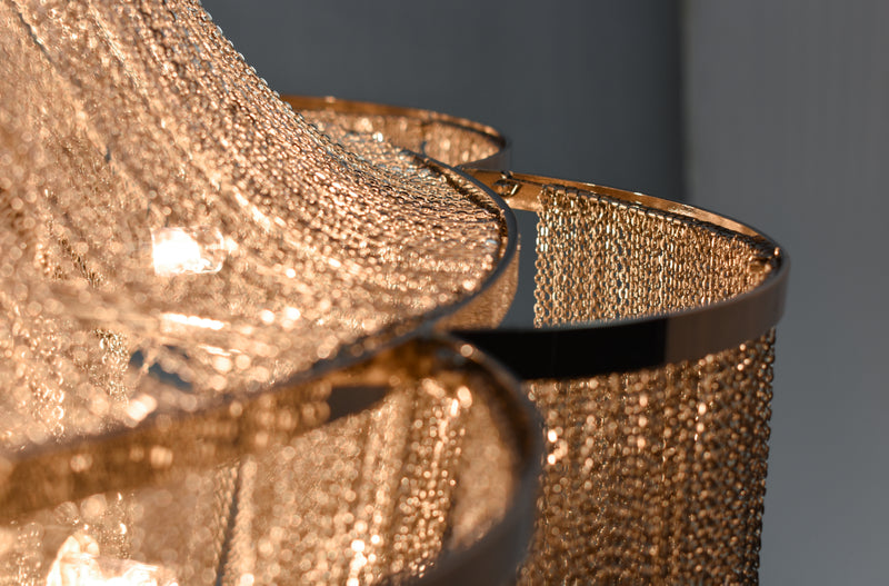 Chantilly 14 Light Chandelier Nickel