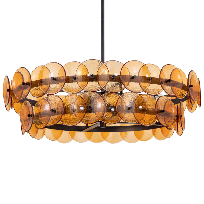 Loren 6 Light Chandelier Bronze