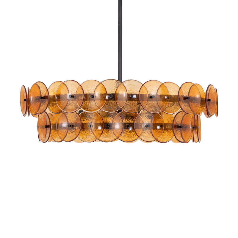 Loren 6 Light Chandelier Bronze