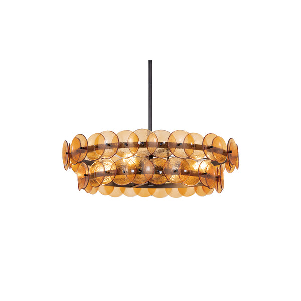 Loren 6 Light Chandelier Bronze