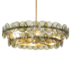 Loren 6 Light Chandelier Brass