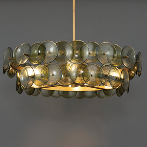 Loren 6 Light Chandelier Brass
