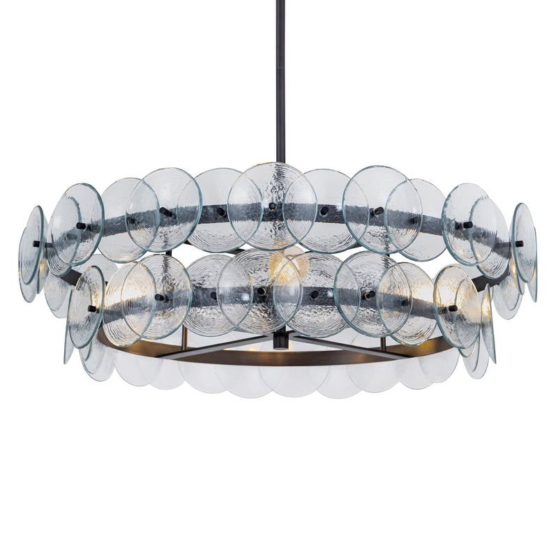 Loren 6 Light Chandelier Gunmetal