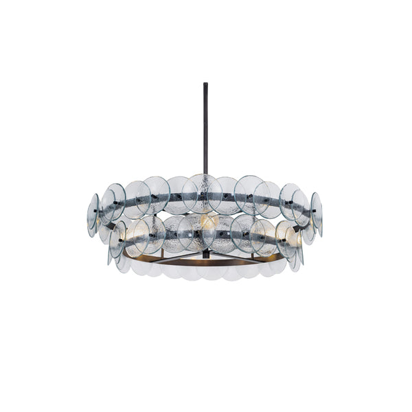 Loren 6 Light Chandelier Gunmetal