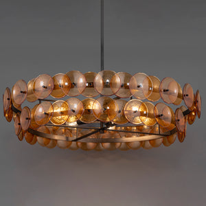 Loren 8 Light Chandelier Bronze