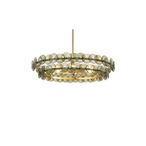 Loren 8 Light Chandelier Brass