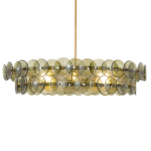 Loren 8 Light Chandelier Brass