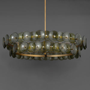 Loren 8 Light Chandelier Brass