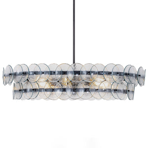 Loren 8 Light Chandelier Gunmetal